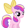 Applebloom in Princess Cadence's colors