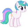 Lyra/Heartstrings in Princess Celestia's colors