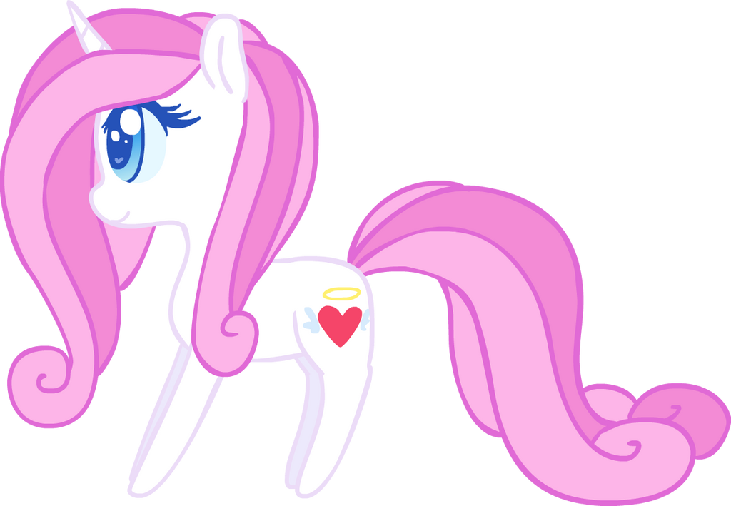 A pony character based off Fluttershy