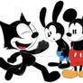 Felix, Mickey and Oswald