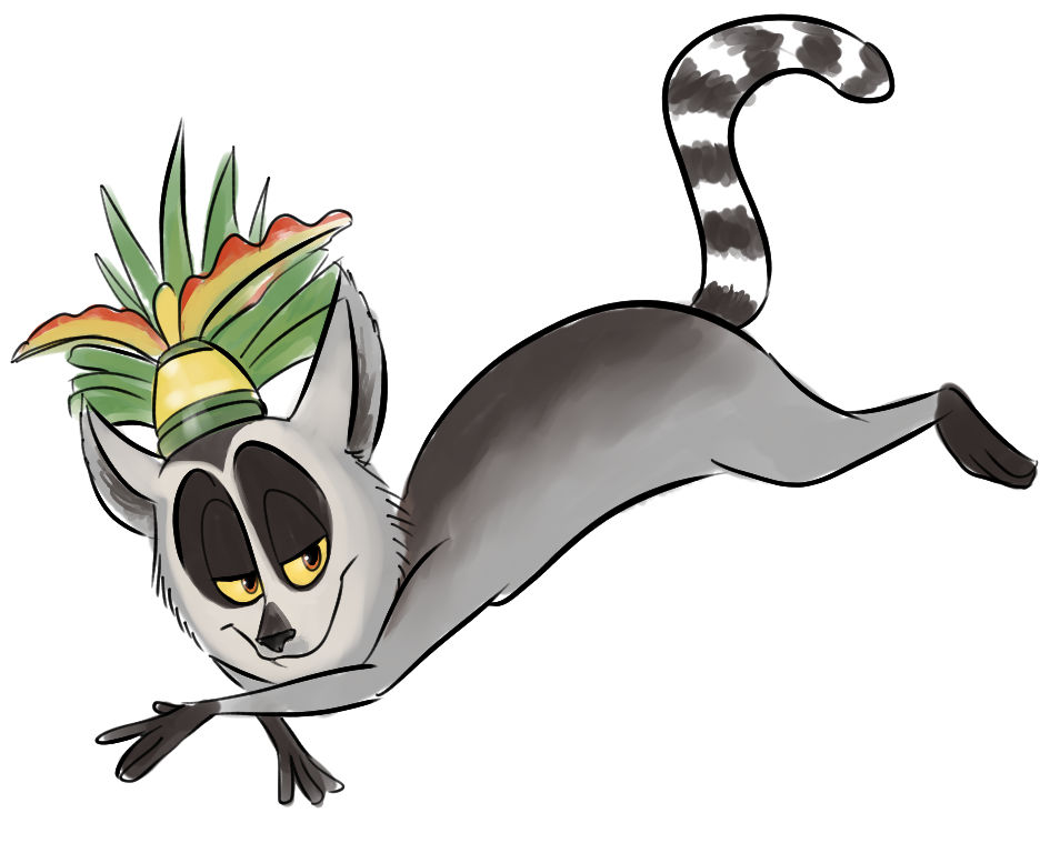 King Julien by Stinkek on DeviantArt
