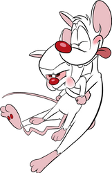 Dumb mouse hugs genius mouse by Stinkek