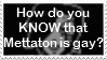 Gay Mettaton is not 'canon'