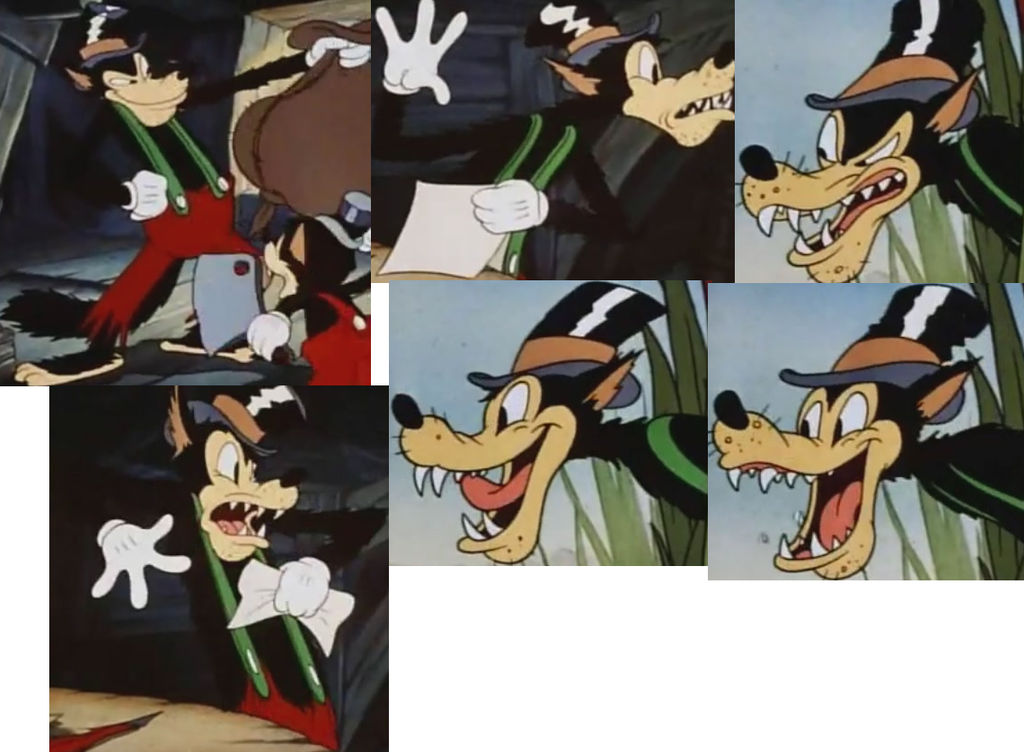 Disney's Big Bad Wolf collage 2 by Stinkek on DeviantArt