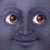 Smiling moon closeup