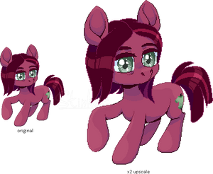 Pixel chibi ponysona