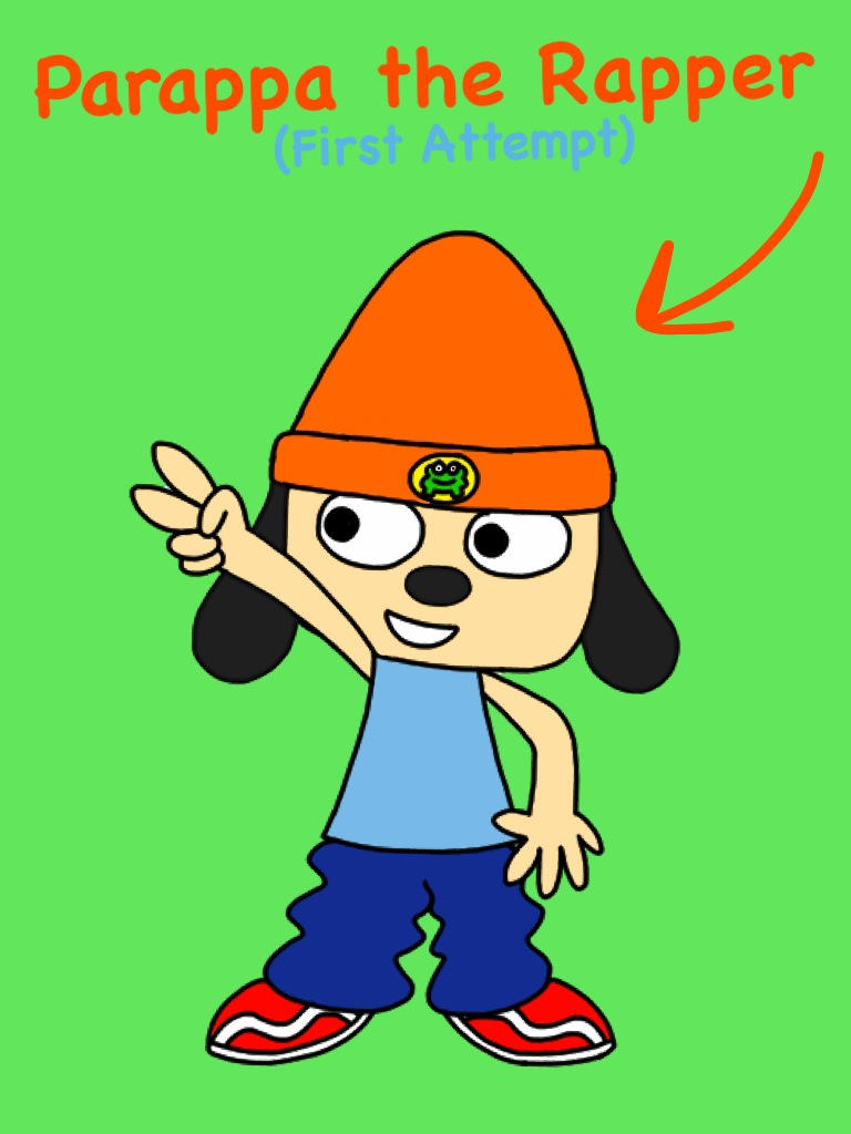 Parappa the Rapper! (1st Attempt) by RaccoonTwin-3 on DeviantArt