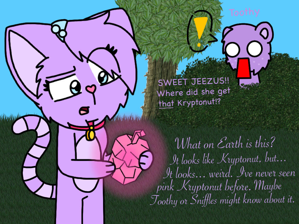 Luna Finds Pink Kryptonut (feat. Toothy) by RaccoonTwin-3 on DeviantArt