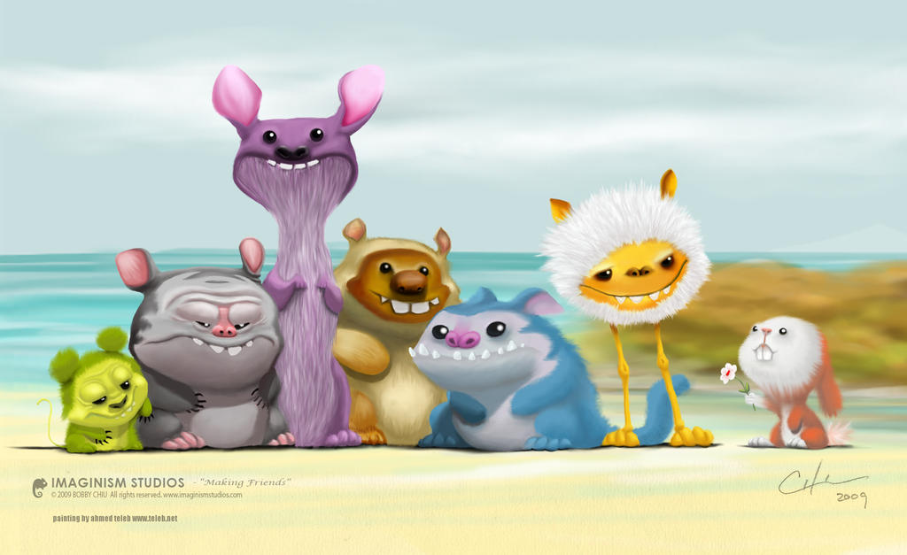Making_Friends_by_imaginism2 by ahmedtelb