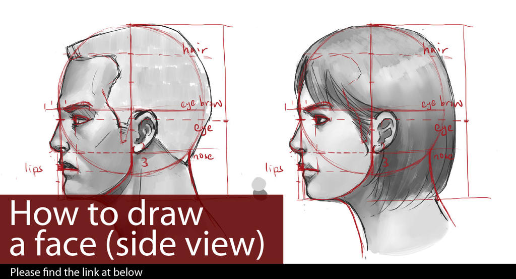 Tutorial - How to draw a face (side view) by LEKKER on DeviantArt