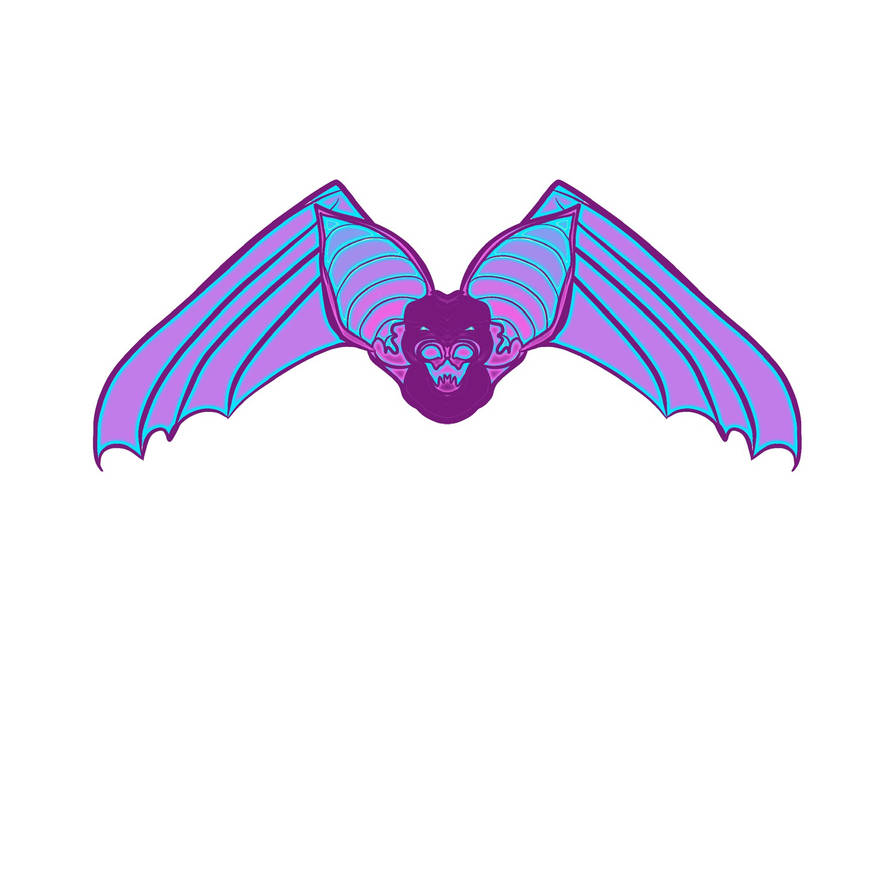 Colorful Bats Deviantart Bat by hannahstyff on DeviantArt