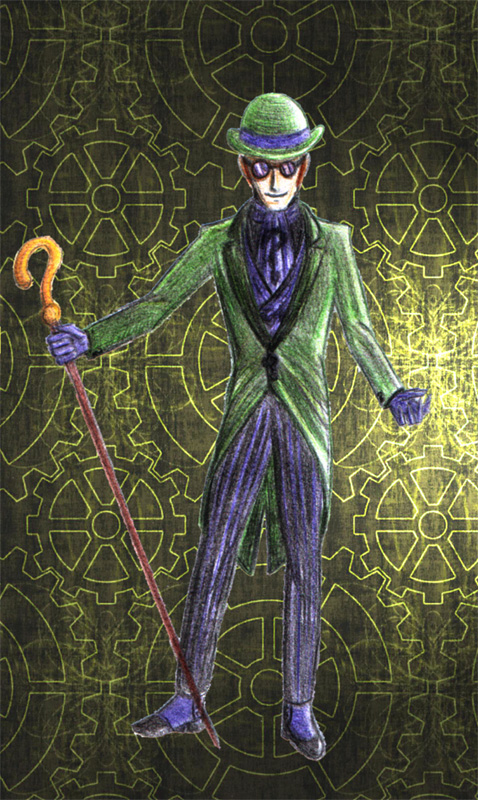 The Riddler Steampunk redesign by Nox-dl on DeviantArt