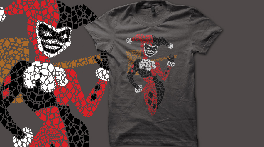 Harlequinade t-shirt design