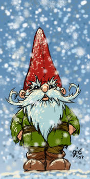 Tomte in Snow