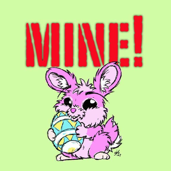 MINE? bunny by OldManGib on DeviantArt