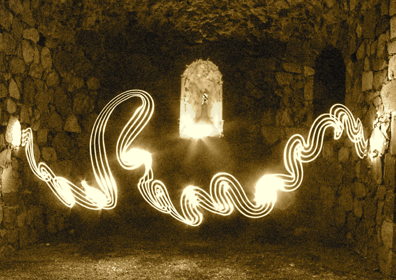 Medieval Light graffiti 2