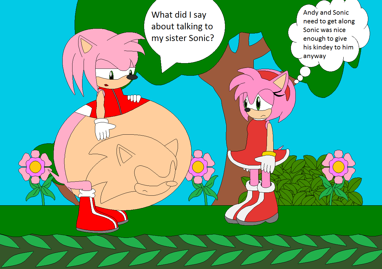 Amy Eating Amy Ate Sonic And Shadow