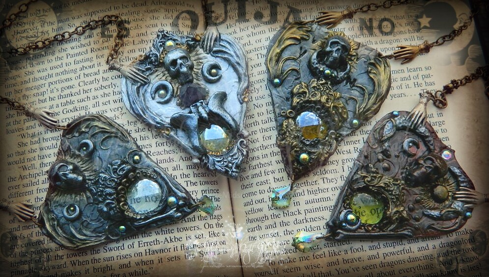 The Four Horsemen planchette necklaces...