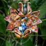 Citrine Crystal Blossom pendant