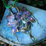 Crystal Blossom necklace pendant