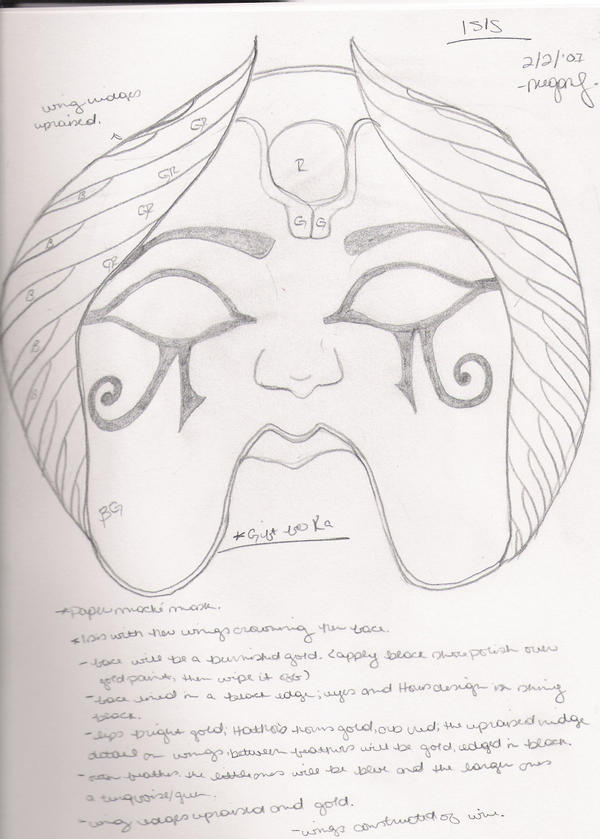 Isis Paper Mask Design by EMasqueradeGallery on DeviantArt