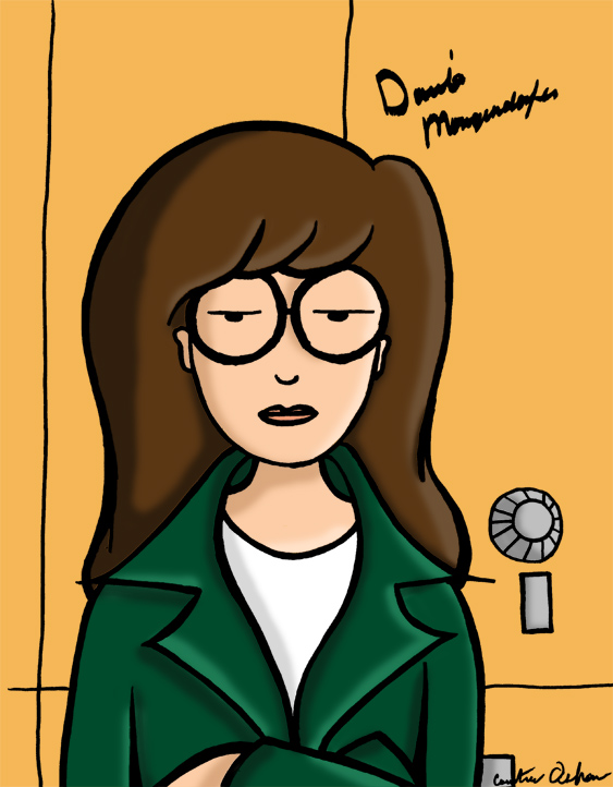 Daria Leaning on Lockers