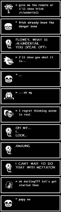 Undertale characters discover /r/undertail