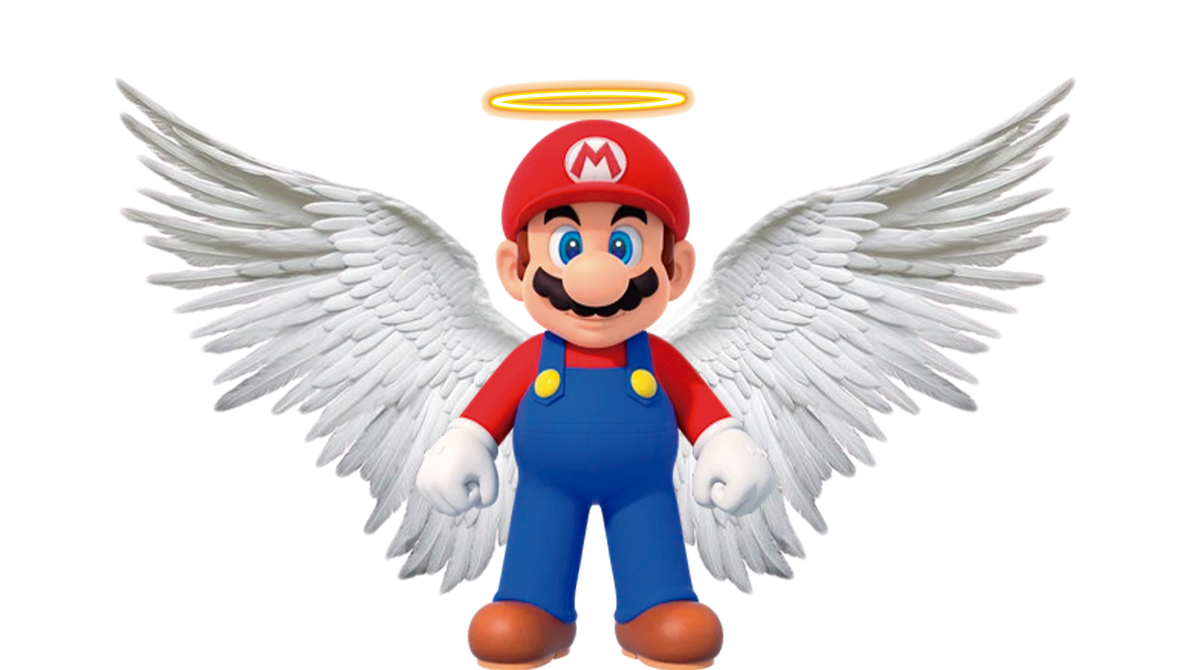 Angel Mario by SonicUndertaleAU on DeviantArt