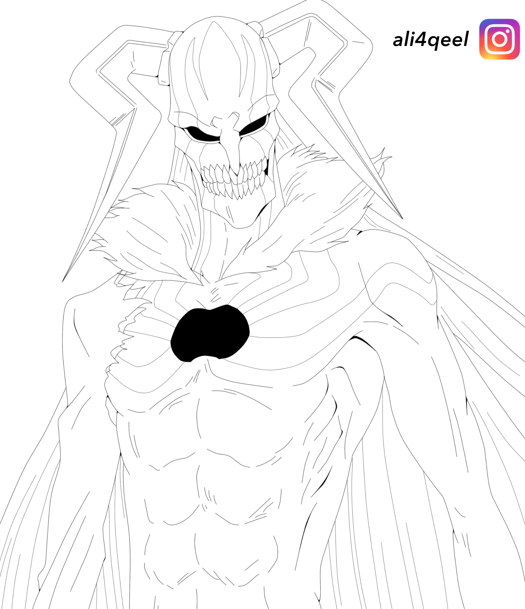 Hallow Object Drawing Ichigo Full Hollow Drawing
