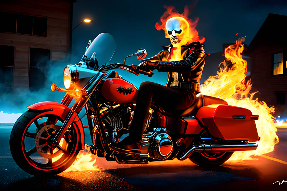 ghost Rider Vibing by DesignScape1 on DeviantArt
