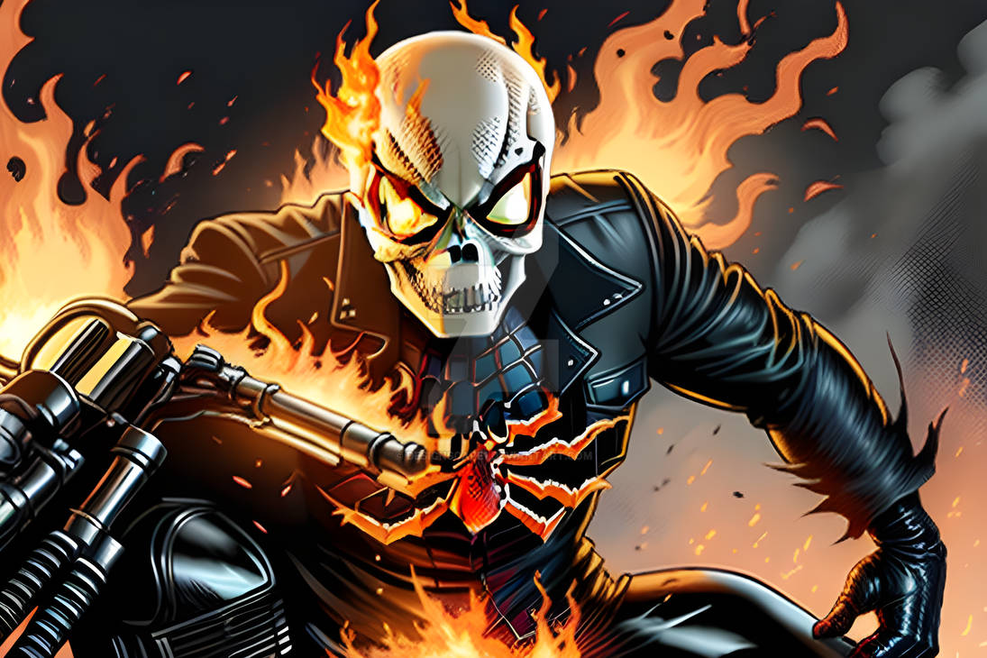 Ghost rider-spider man by DesignScape1 on DeviantArt