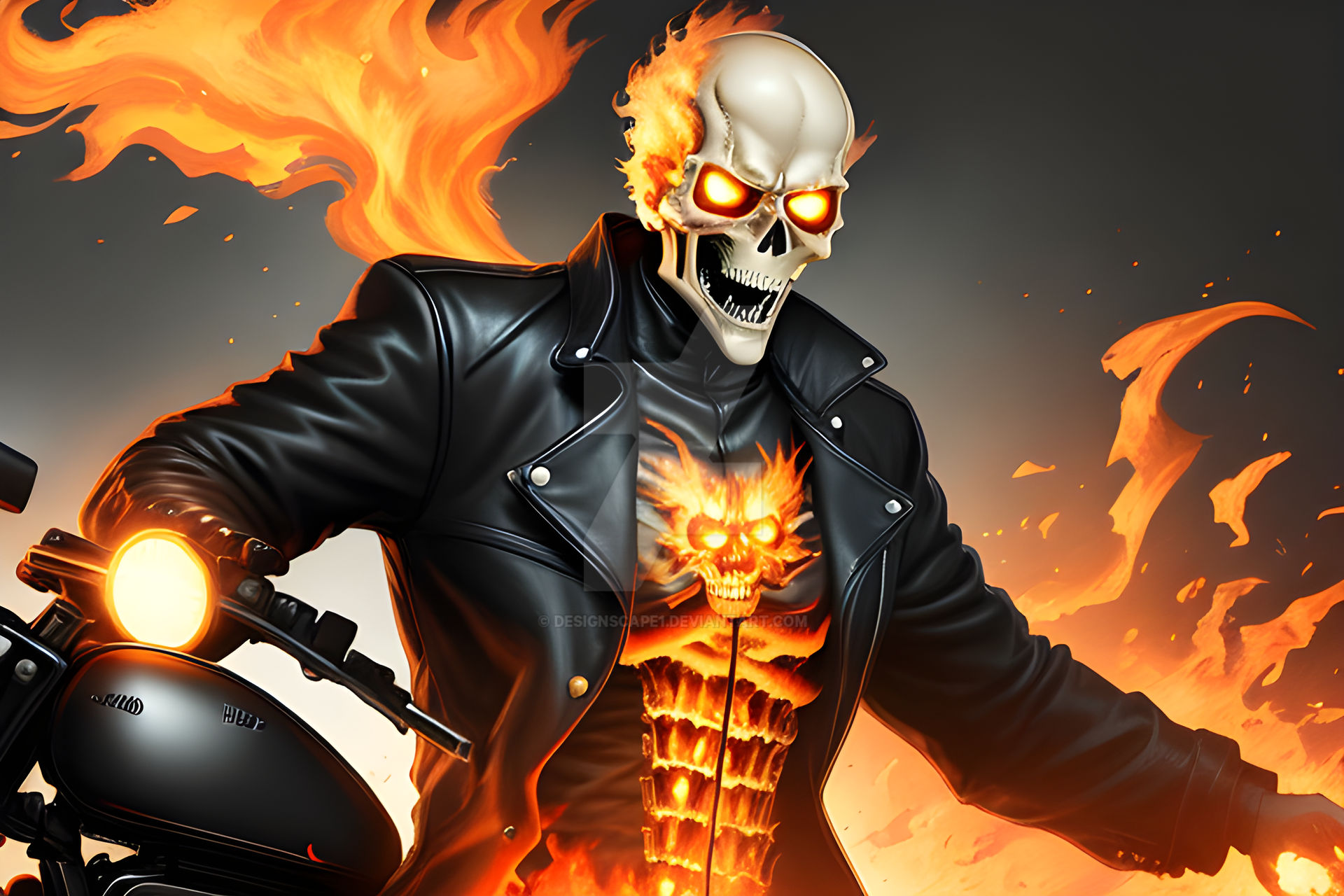 Ghost-rider by DesignScape1 on DeviantArt