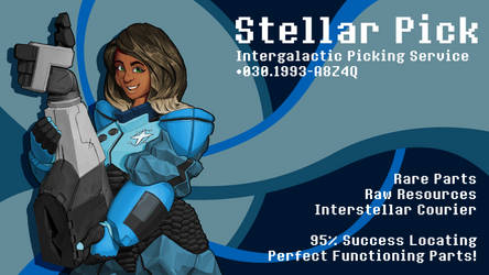 Stellar Pick Mock Business Card
