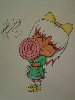 Chibi girl 'lolipop'