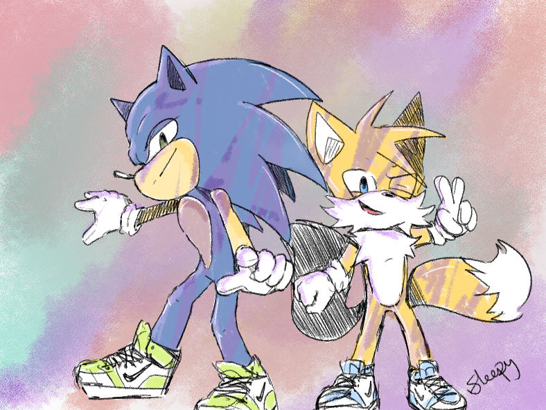 Sonic and Tails! by TheSuperSleepyhead on DeviantArt