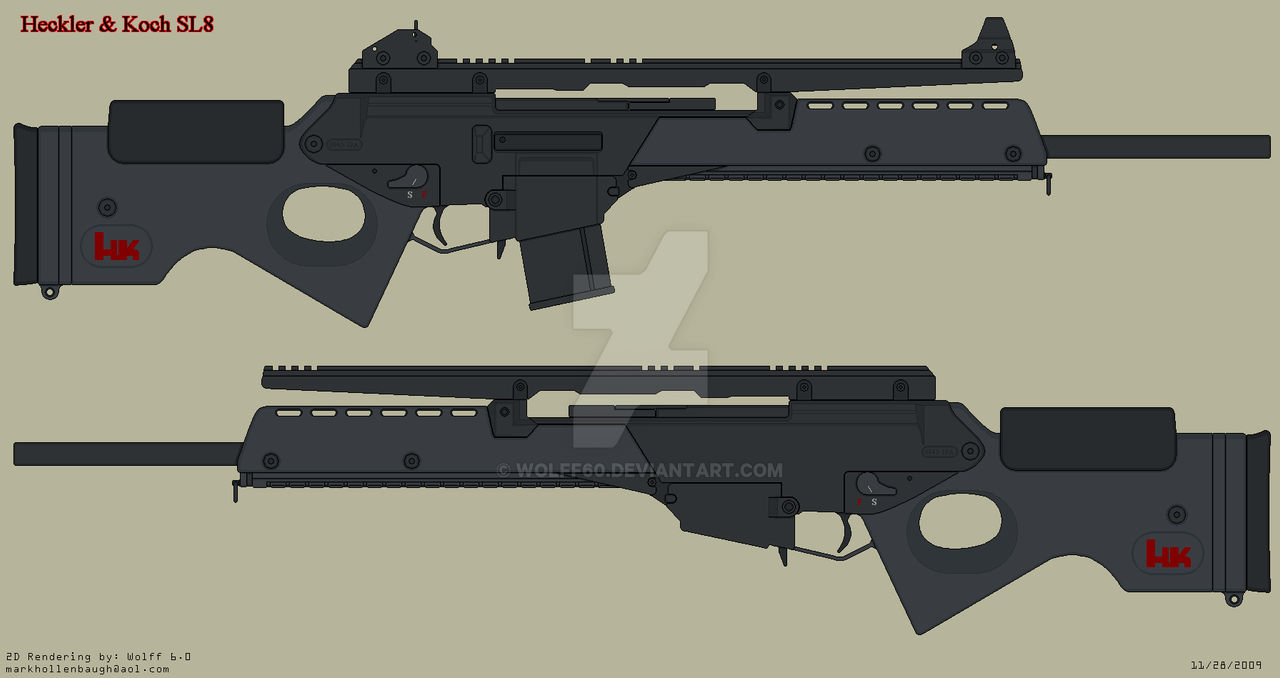 Heckler and Koch SL8 by Wolff60 on DeviantArt