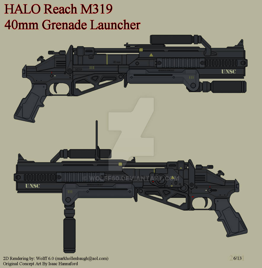Halo Reach M319 by Wolff60 on DeviantArt