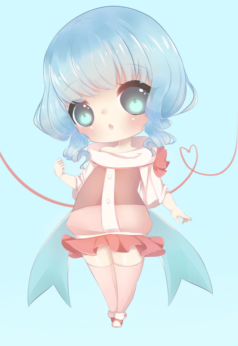 Chibi Computer Oc Chibi OC by NezhieI on DeviantArt