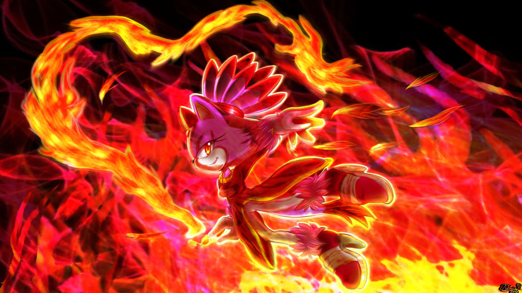 Mega fire blaze