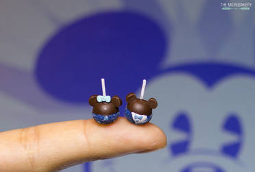 Disneyland 60th Mickey and Minnie Candy Apples