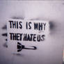 AntiWAR stencil PHOTO