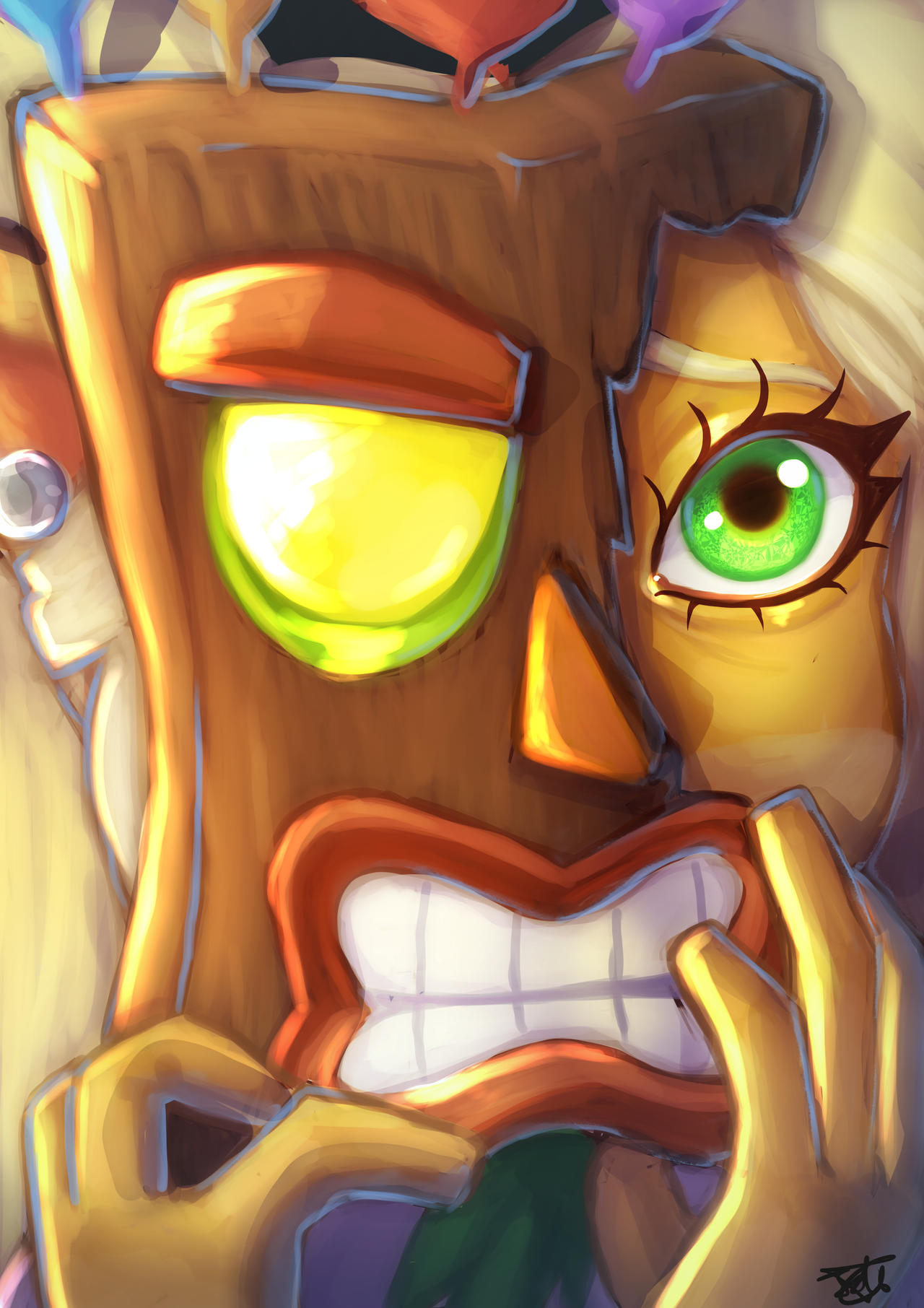 Coco Pops Mask Mask Coco Bandicoot by kyokobandicoot on DeviantArt