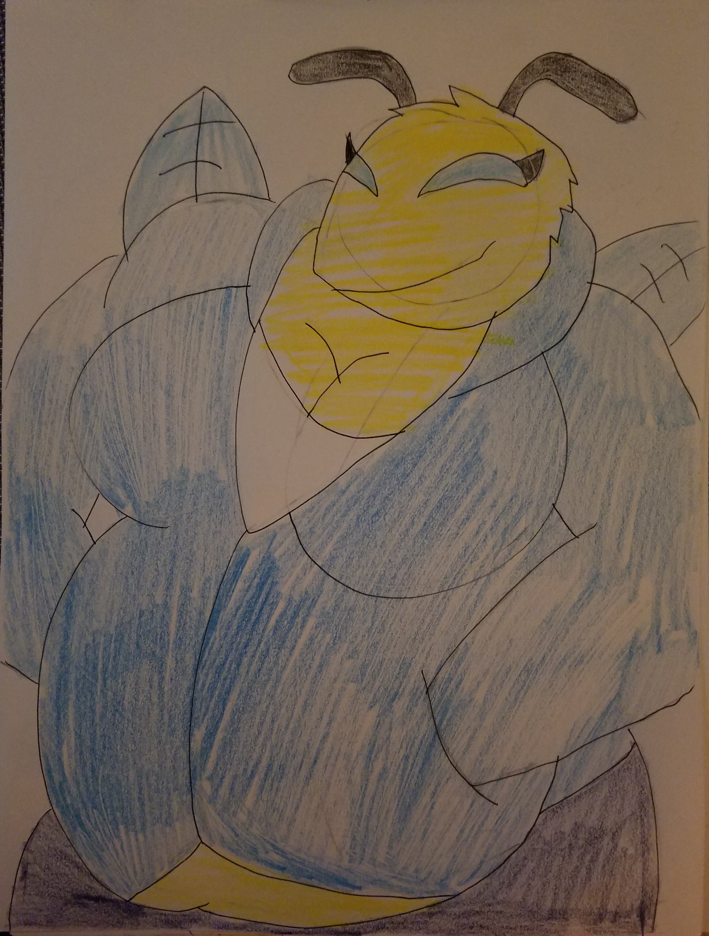 Chumpy Bee chubby honey bee by leewolfx on DeviantArt
