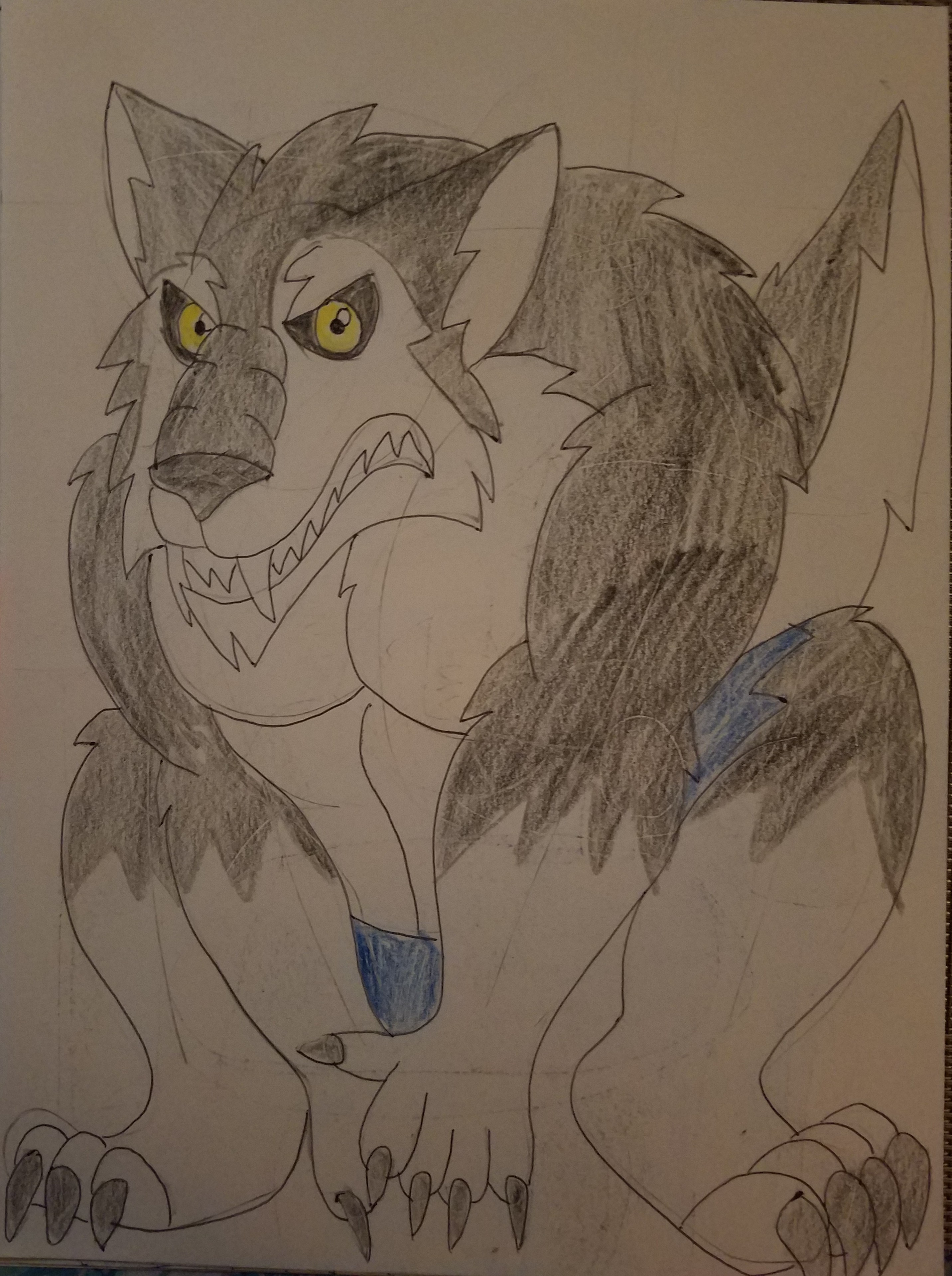 werewolf (me) by leewolfx on DeviantArt