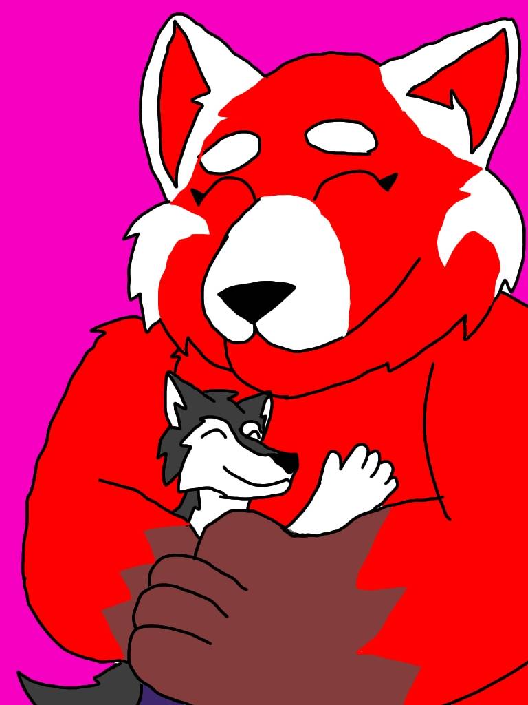 Hug A Red Panda Getting a hug from a red panda by leewolfx on DeviantArt