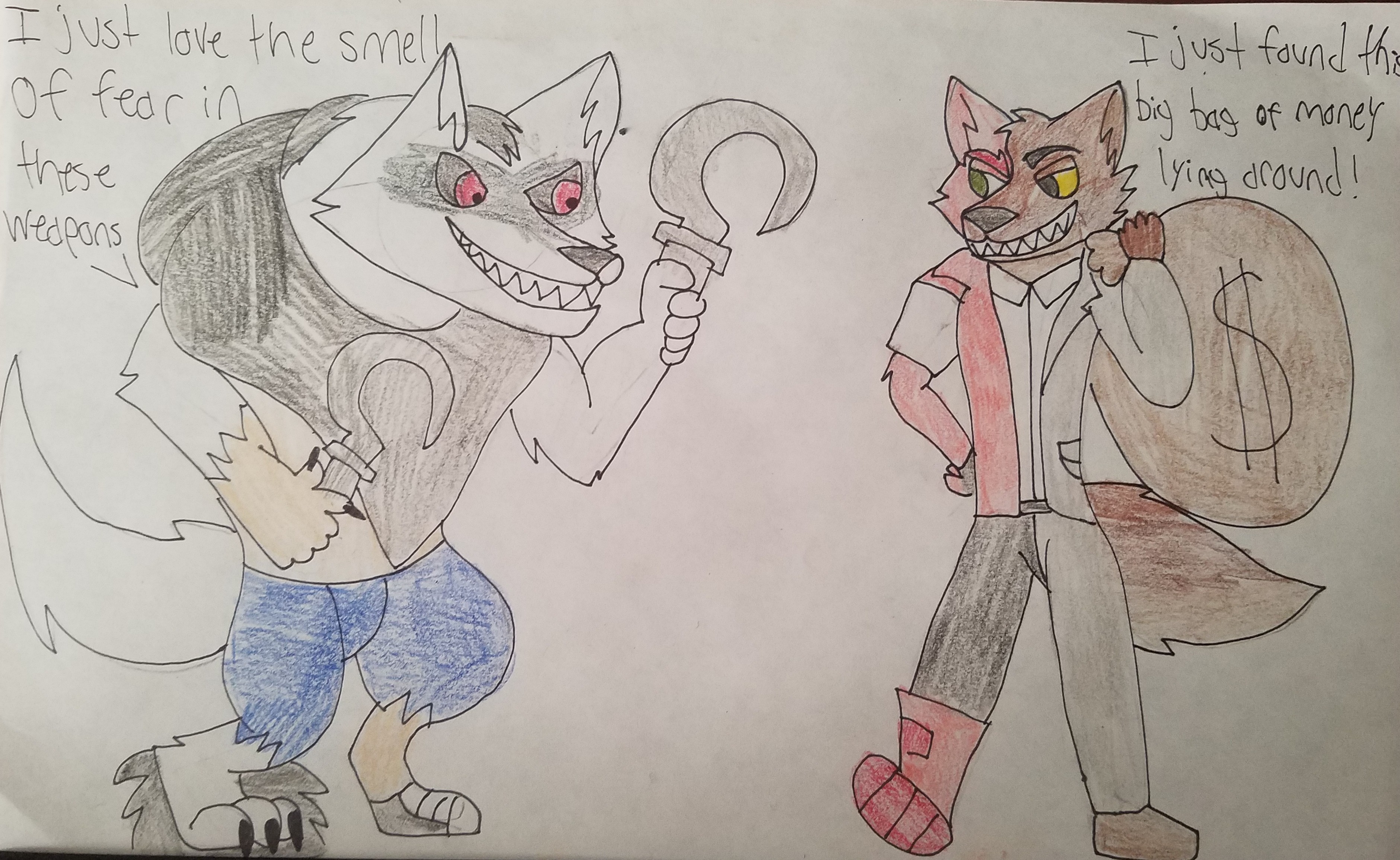 Death wolf and Mr. Wolf TF by leewolfx on DeviantArt