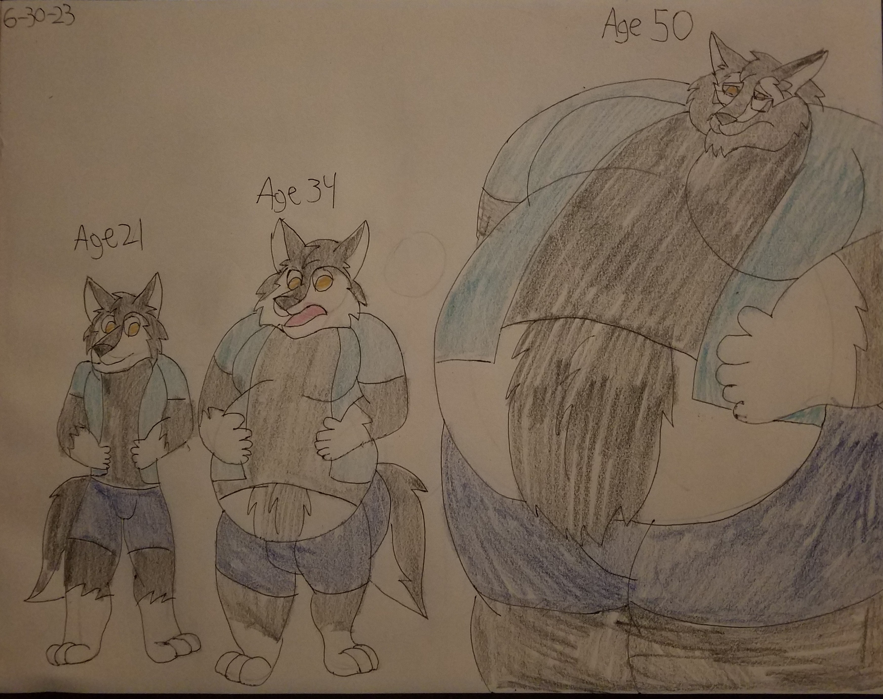 Deviantart Aging Process Aging Up by leewolfx on DeviantArt