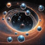 Multiple Universes Each Inside Its Own Bubble Stuc