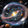 Multiple Universes Each Inside Its Own Bubble Stuc