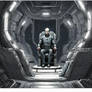 Prometheus Engineer Sitting In His Throne Room